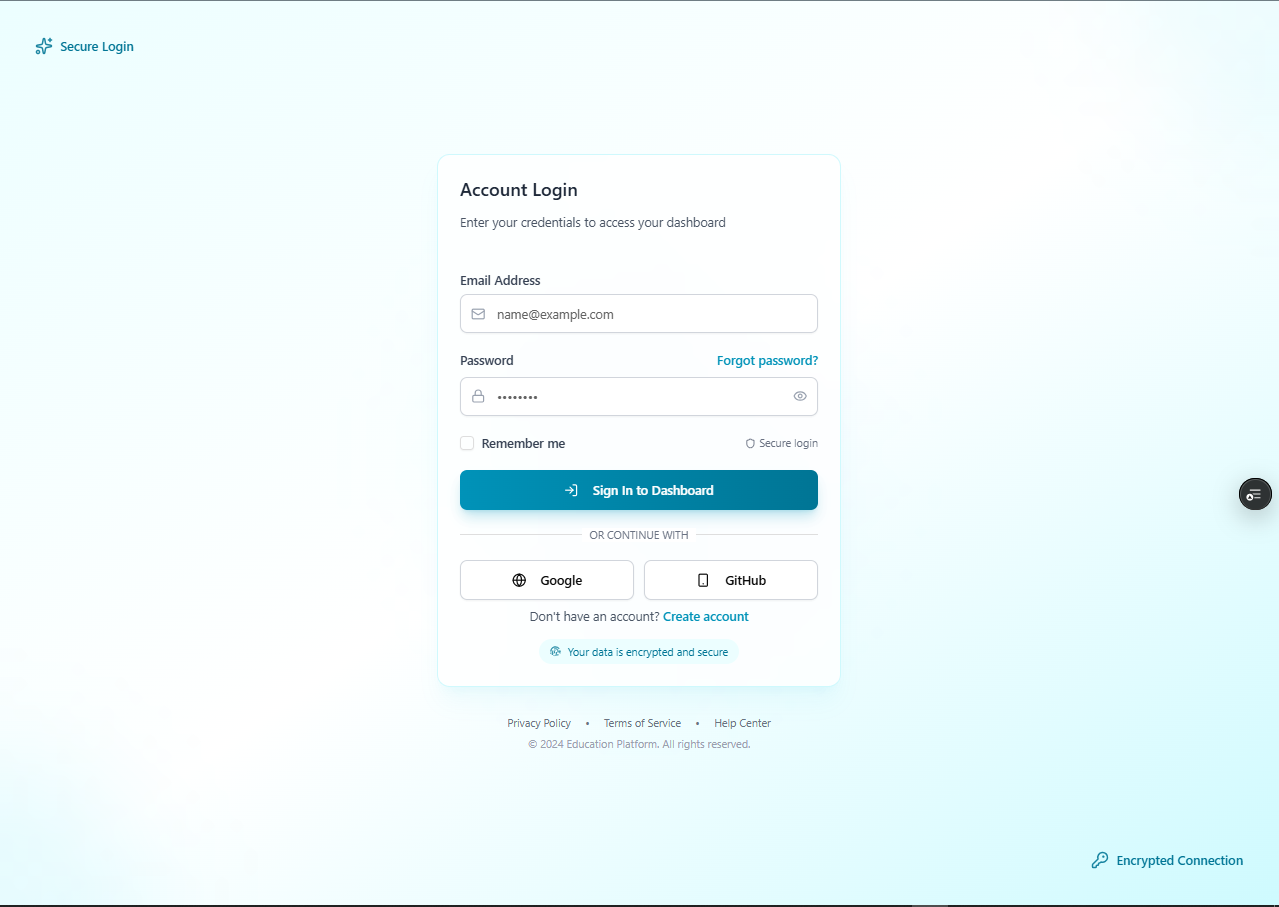 Tasty Station Authentication and Shift Login